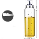 Kingstone 500ML Cam Damlatmaz Yağdanlık, Isıya Dayanıklı Akıllı Yağlık Akrilik Malzeme ile Tasarlandı