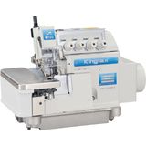 Kingtex KN-0033 UHD-9004-243-M14/SS033/CV08F Direct Drive 4 İplik İplik Kesmeli Ayak Kaldırmalı Overlok Makinesi