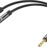 KINGTOP PS4, PS5, Xbox One S, Nintendo Switch, Tablet, Cep Telefonu, PC Oyun Kulaklıkları ve Yeni Sürüm Dizüstü Bilgisayar ile Uyumlu 3,5 mm Kombo Ses Adaptörü Kablosu