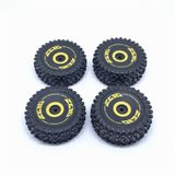 KingVal Yedek 2 ADET Ön + 2 Adet Arka Tekerlek Lastiği RC Parçaları WLtoys 144010 1/14 RC Araba ile Uyumlu