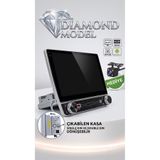Kingwin 10.8 İnç Diamond Serisi Android Oto Teyp - 4GB RAM / 64GB - Single Din'den Double Din'e Dönüşebilen Multimedya (Geri Görüş Kamerası Hediye)