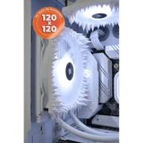 Kınık Buz 120x120 mm Beyaz Çerçeveli Oyun PC aksesuarı , Masaüstü Bilgisayar Kasası FAN KAPAĞI