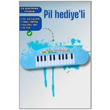KİNKU Elektronik Piyanom Mavi Oyuncak Piyano Tuşlu Çocuk Müzik Oyuncak Org Piyano Eğitici Oyuncak