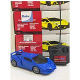 Kinku Full Fonksiyon Uzaktan Kumandalı Pilli Yarış Arabası 30X10 cm [mavi-Kırmızı -Sarı] Renkleri Mevcut - Lacivert