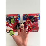 Kinku Kukla Parmaklar Avengers Hulk-Batman-Demiradam-Örümcekadam-Süperman 5 Li Karakter Serisi - karışık