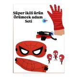 KİNKU Süper İkili Örümcek Adam Seti Örümcek Adam Ağı ve Örümcek Adam Maskesi