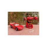 KİNKU Tek Tuşla Robota Dönüşen Cars Şimşek Mcqueen Çek Bırak Araba Çocuk Eğitici Oyuncaklar