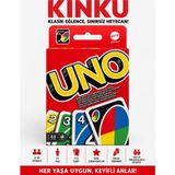 Kinku Uno Kart Oyunu W2087 Renk ve Sayı Eşleştirme Temalı 7 Yaş Üstü Eğlenceli Aile Oyunu - Kırmızı