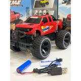 Kinku Uzaktan Kumandalı Şarjli Arazi Arabası Full Fonksiyon Işıklı Drift Çeken Hızlı Safari 25X17 cm - Kırmızı