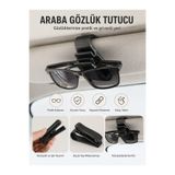 Kinlee Araba Gözlük Tutucu Güneşlik Klipsi | Araç İçi Gözlük Askısı Organizer