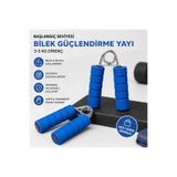 Kinlee Bilek Güçlendirme Yayı 3-5 KG Direnç | El Yayı | Kavrama Gücü Artırıcı | Fitness & Rehabilitasyon Egzersiz Aleti