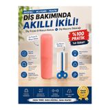 Kinlee Seyahat Diş Fırçası Kutusu + Diş Macunu Sıkacağı Pratik Set