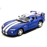 Kinsmart 1:36 Mavi Dodge Viper Gtsr Çek Bırak Oyuncak Araba