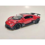 Kinsmart 1:36 Ölçek Metal Bugatti Divo Diecast Çek Bırak Araba Kırmızı