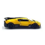 Kinsmart 1:36 Ölçek Metal Bugatti Divo Diecast Çek Bırak Araba Sarı