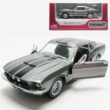 Kinsmart 1:38 Die-Cast 1967 Shelby GT500 Araba Metal Gri Model Kutu Koleksiyonu ile Noel Yeni Hediye