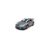 Kinsmart 2010 Porsche 911 GT3 RS 1:36 Çek Bırak 5 İnch Lisanslı Model Gri Oyuncak Araba