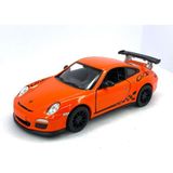 Kinsmart 2010 Porsche 911 Gt3 Rs - Çek Bırak Lisanslı Model Oyuncak Araba 1:36 - Turuncu