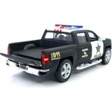 Kinsmart 2014 Chevrolet Silverado Polis Oyuncak Araba 1:46 Çek Bırak 5inch Diecast Kaliteli Model