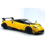Kinsmart 2016 Pagani Huayra Bc Çek Bırak 5inch. Lisanslı Model Araba, Oyuncak Araba 1:38 - Sarı