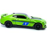 Kinsmart 2017 Chevrolet Camaro Zl1 (Modifiyeli) - Çek Bırak 5inch. Lisanslı Model Araba, Oyuncak Araba - Yeşil