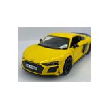 Kinsmart 2020 Audi R8 Coupe - Çek Bırak 5inch. Lisanslı Model Araba, Oyuncak Araba 1:36 Sarı