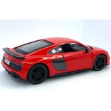 Kinsmart 2020 Audi R8 Coupe Lisanslı Model Araba 1:36 Çek Bırak 5inch. 13 cm Kırmızı Die-cast