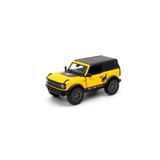 Kinsmart 2022 Ford Bronco W/ Printing (Hard Top) Sarı 1/34 Model Araba