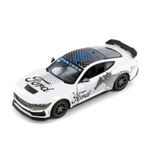 Kinsmart 2024 Ford Mustang Dark Horse, Mavi Livery Diecast Model Araba, Ölçekli Koleksiyon Oyuncak (Beyaz)