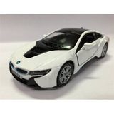 Kinsmart Beyaz Bmw İ8 1:36 Metal Çek Bırak Araba