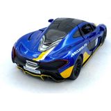 Kinsmart Mclaren P1 (Modifiyeli) - Çek Bırak 5inch. Lisanslı Model Araba, Oyuncak Araba 1:36 - Mavi