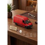Kinsmart Mercedes-Benz Sprinter 1:48 Ölçek Metal Çek Bırak Oyuncak Minibüs - Kırmızı Model Araba