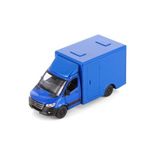 Kinsmart Mercedes Sprinter Metal Diecast Kamyonet, Beyaz, Çek Bırak Oyuncak Araç (Mavi)