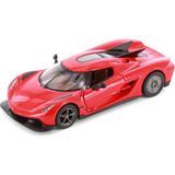 Kinsmart Metal Çek Bırak Araba Koenigsegg Jesko Absolut 1/36 Ölçekli - Kırmızı