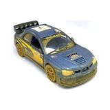 Kinsmart Subaru Impreza Wrc 2007 çamurlu Diecast Çekbırak Araba