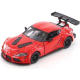 Kinsmart Toyota gr Supra Racing Concept 1:36 Kırmızı Çek Bırak Model Araba - Renkli