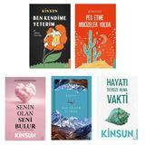 Kinsun Set 5 Kitap (Senin Olan Seni Bulur + Ben Kendime Yeterim + Pes Etme Mucizeler Yolda + Yol Senin Icinde + Hayati Sessize Alma Vakti)