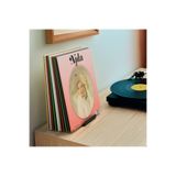 KİOfisi Plak Standı Plaklık LP Plak Tutucu Plak Rafı Metal Modern Dekoratif Plak Kitap Fotoğraf Tutucu
