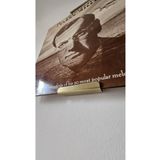 KİOfisi Som Pirinç Plaklık - Plak Rafı - Plak Standı - Plak Rafı - Plak Tutucu - Çift Taraflı Bantlı -