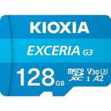 KIOXIA 128GB Exceria G3 Micro SDXC U1 V30 A2 4K 160/50MB/sn Hafıza Kartı (SD Adaptörlü)