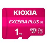 KIOXIA 1TB Exceria Plus G2 Micro SDXC 4K 100/90MB/sn Hafıza Kartı (SD Adaptörlü)