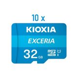Kioxia 32GB Excerıa Microsd Uhs-1 Class 10 Hafıza Kartı - 10 Adet