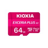 Kioxia Exceria Plus G3 LMPL3M064GG2 Class 10 UHS-I U3 A1 V30 64 GB Micro SD Kart