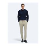 Kip Desenli Dokuma Jogging Fit Casual Pantolon, 38, 49797, Bej, Erkek