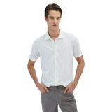 KİP Desenli Regular Fit Casual Pamuk Gömlek, M, 81072025GM-5873, Beyaz, Erkek