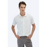 KİP Desenli Regular Fit Casual Pamuk Gömlek, XL, 81072025GM-5873, Beyaz, Erkek