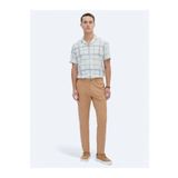 Kip Deve Tüyü Dokuma Regular Fit Casual Pamuk Karışımlı Pantolon