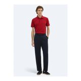 Kip Dokuma Loose Fit Casual Pantolon, 36, 10154167, Lacivert, Erkek