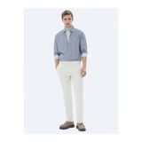 Kip Dokuma Loose Fit Casual Pantolon, 40, 49826, Bej, Erkek