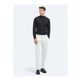 Kip Dokuma Loose Fit Kadife Casual Pamuk Karışımlı Pantolon, 34, 49767, Ekru, Erkek